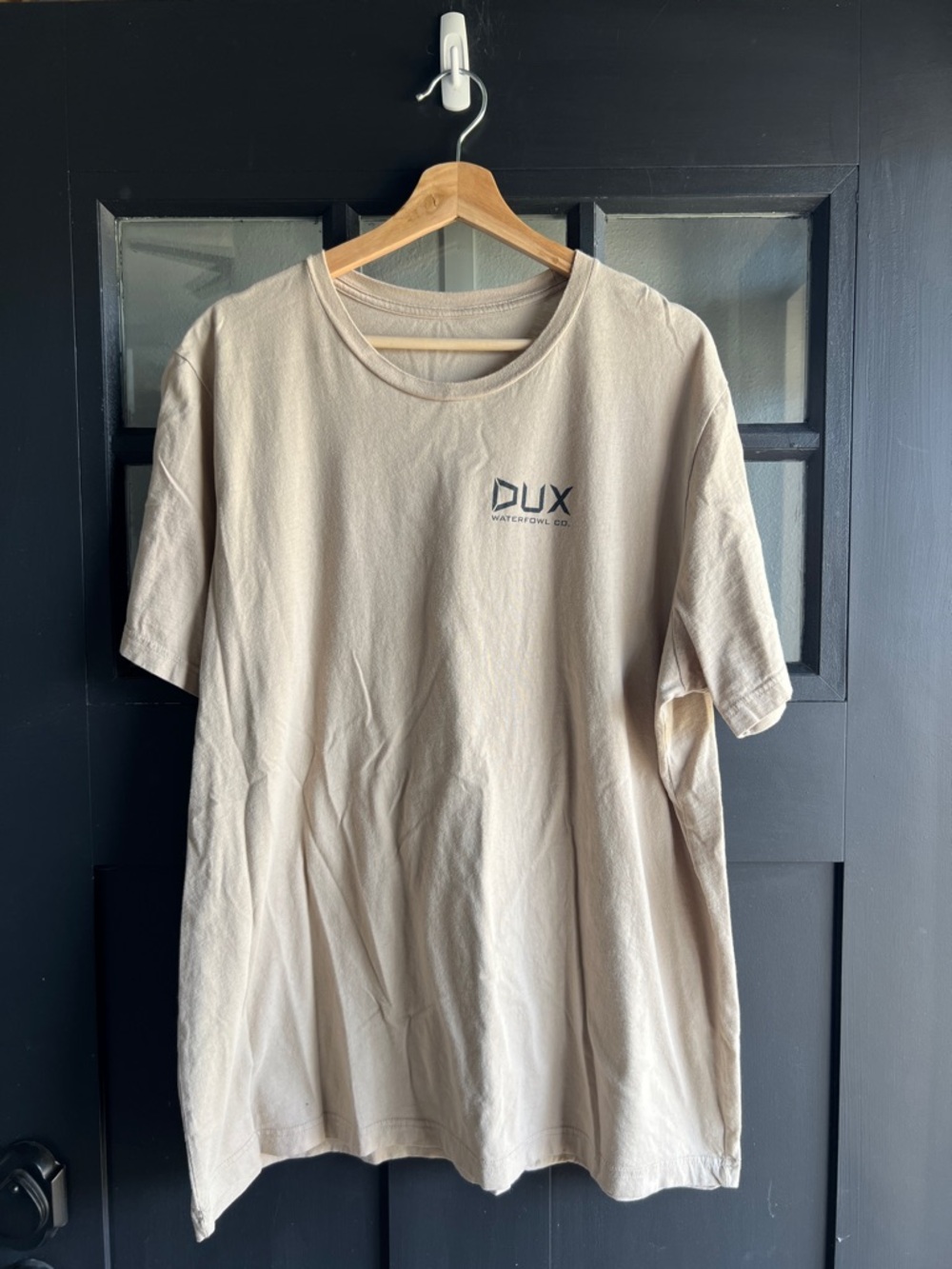 Men’s Dux waterfowl subscription tshirt size xxl tan